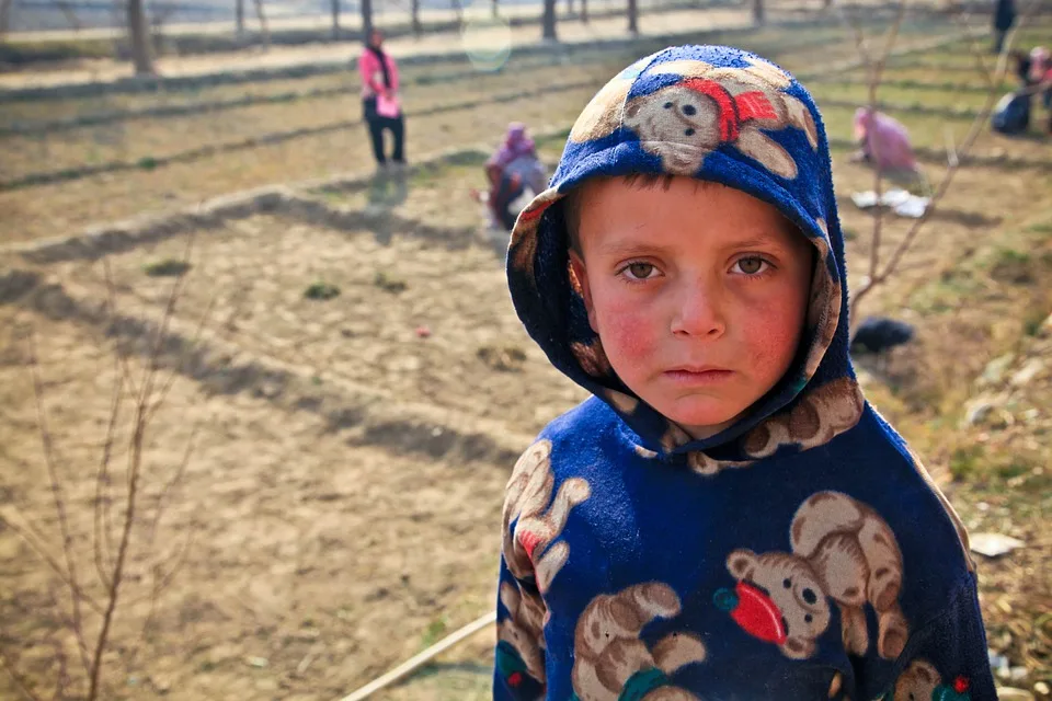 Poor Afghanistan Kid Child Boy Persons Cute