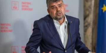 Marcel Ciolacu, presedintele PSD, sustine declaratii de presa la finalul Biroului Politic National al PSD, in Bucuresti, duminica, 5 septembrie 2021. Inquam Photos / Ilona Andrei