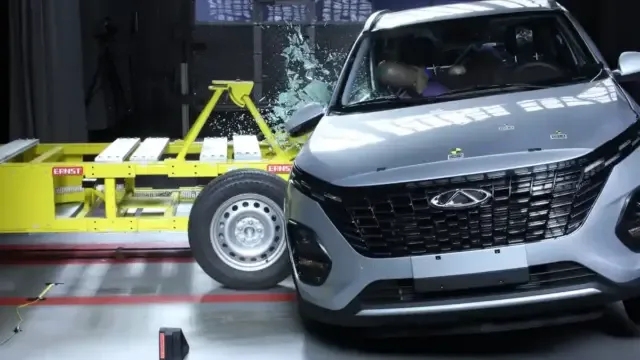 Chery Tiggo 2 teste NCAP lateral